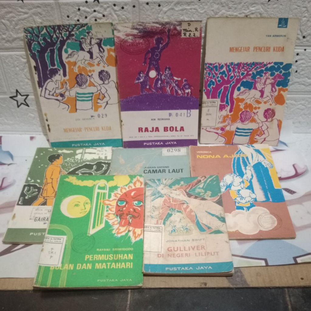 BUKU SASTRA CERITA KLASIK CERITA JADUL CERGAM TERBITAN PUSTAKA JAYA