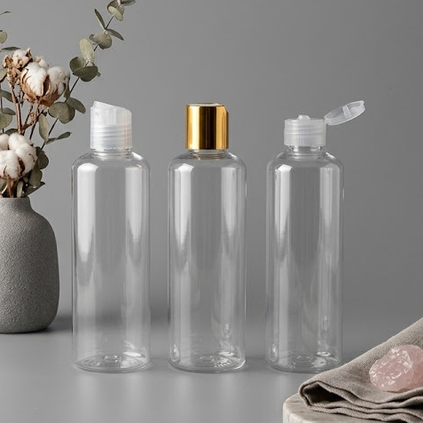 Botol PET 250 ml - Tutup PRESSTOP FLIPTOP / Botol PET BR 250 ml / Botol PET 250ml - Tutup Fliptop