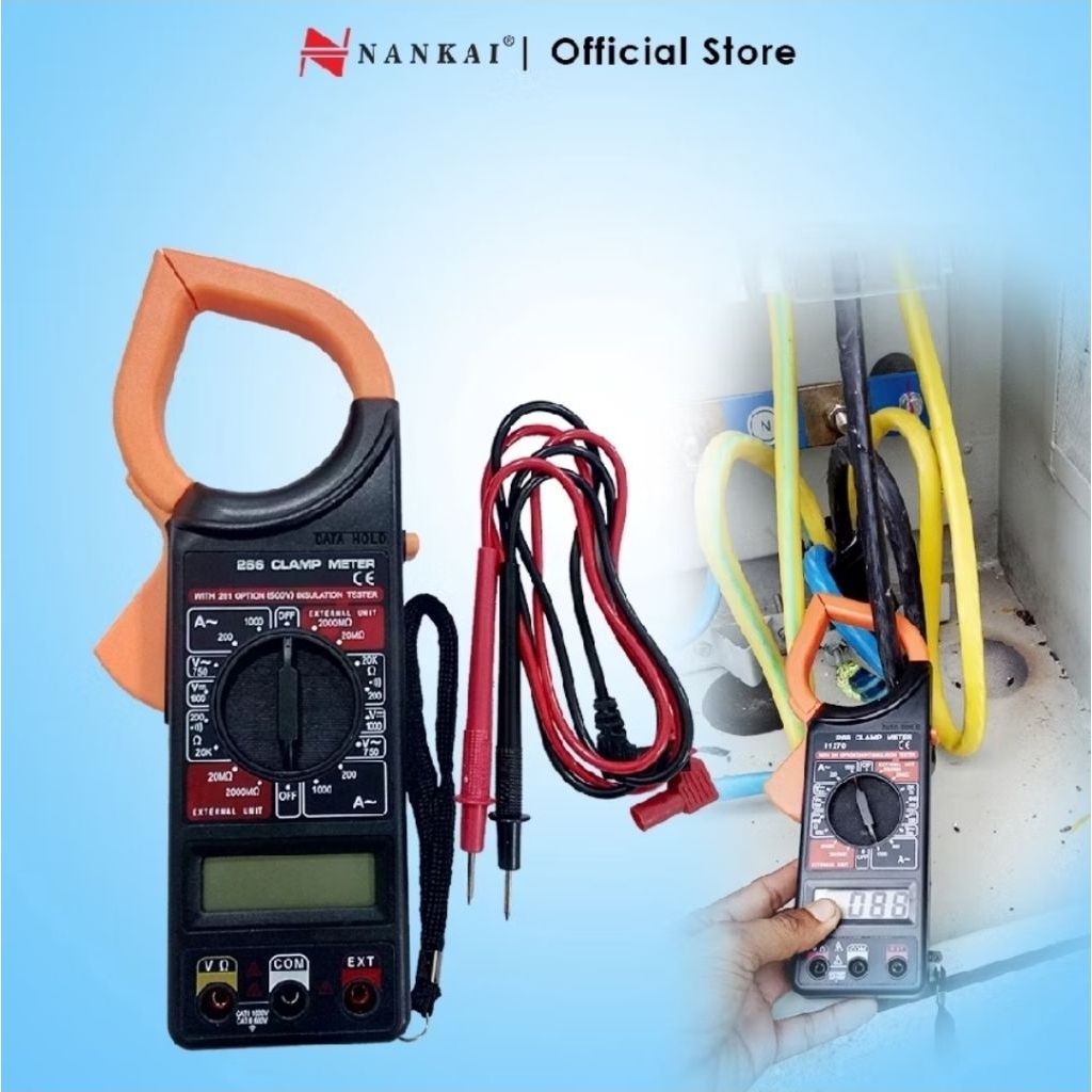 Tang Ampere MY 266 NANKAI ORIGINAL/TANG Ampere Digital NANKAI/Clamp Meter Multifungsi NANKAI