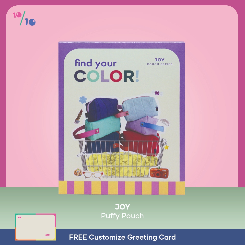 Hampers Gift Box Puffy Pouch Joy Series - Blindbox Custom Warna
