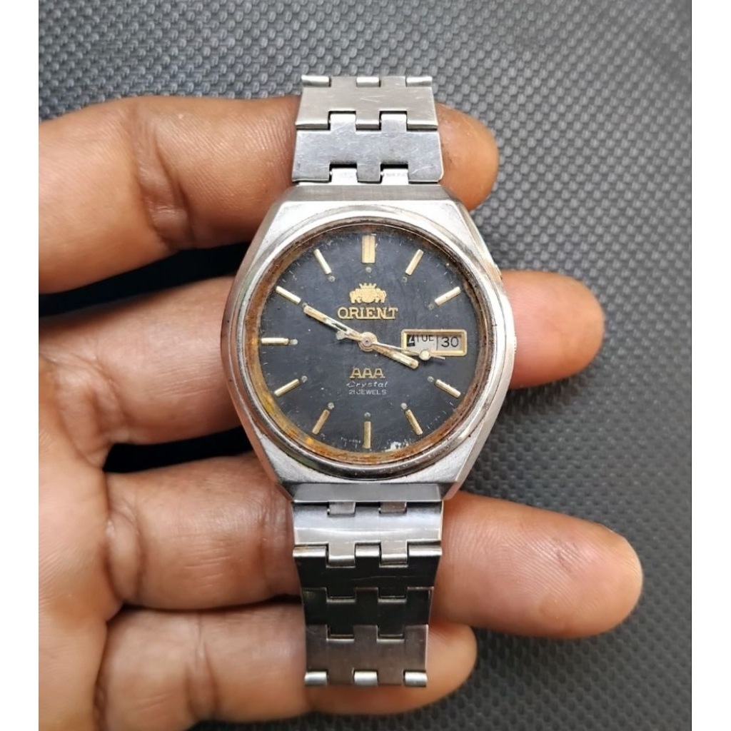 Jam tangan jadul orient automatic japan jam tangan pria classic orient crystal japan original