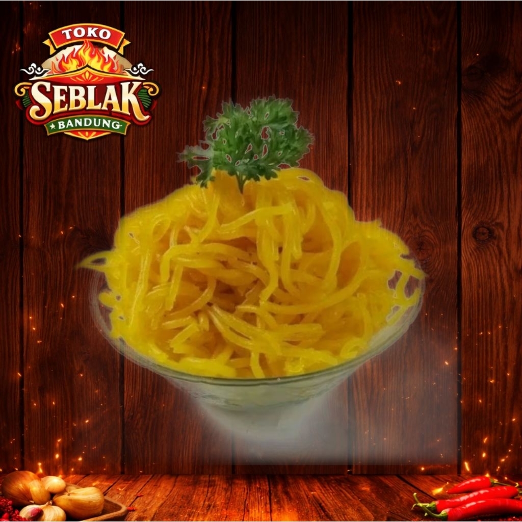 TOKO SEBLAK BANDUNG Mentah Mie Aci Kuning Mie Golosor Mie kuning toping seblak
