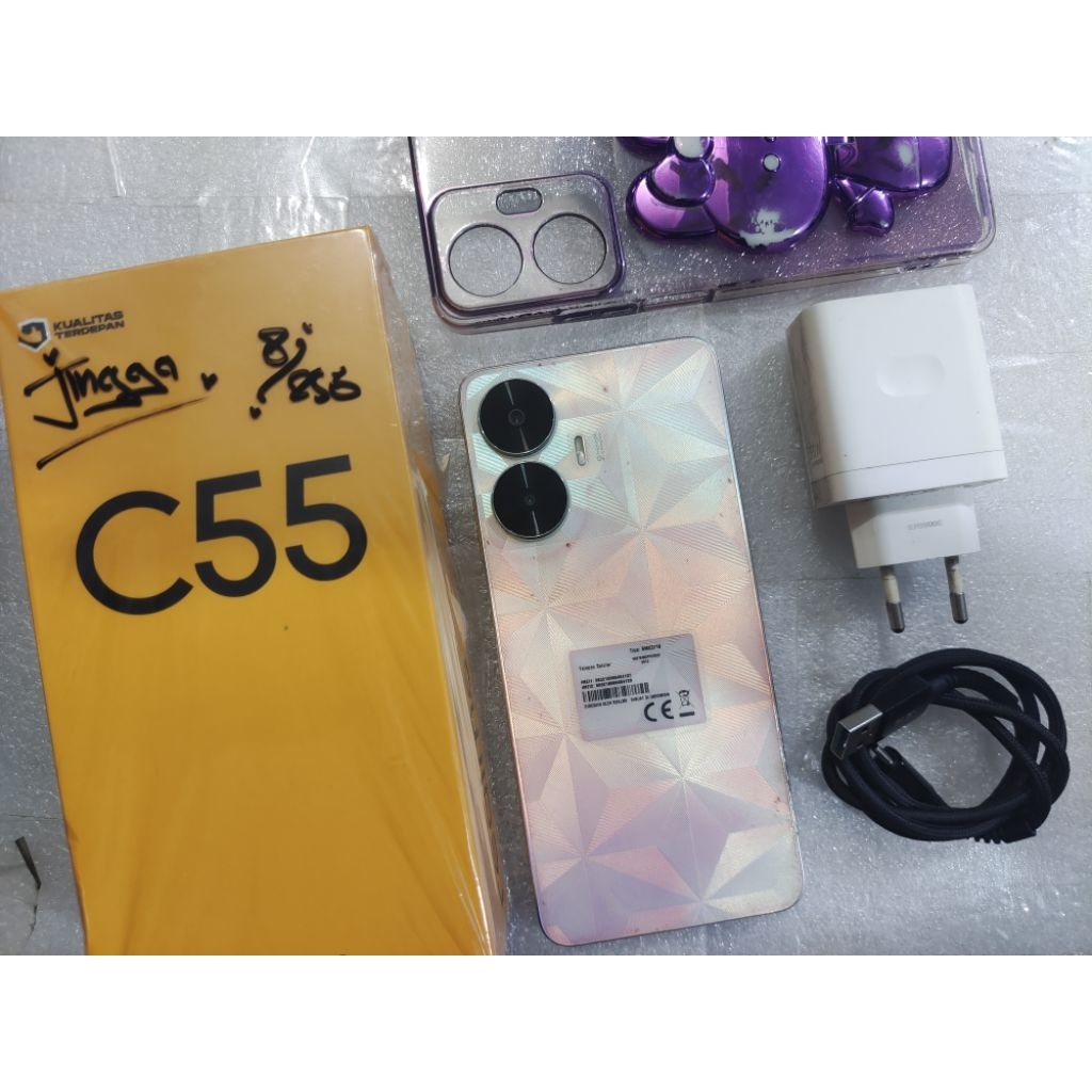 realme C55 ram 8/256 gb second fullset