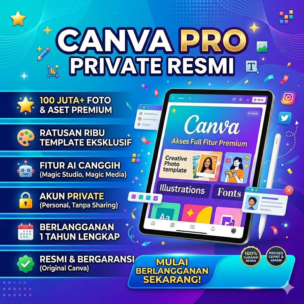 PRIVATE TANPA SHARING + RIBUAN TEMPLATE PREMIUM