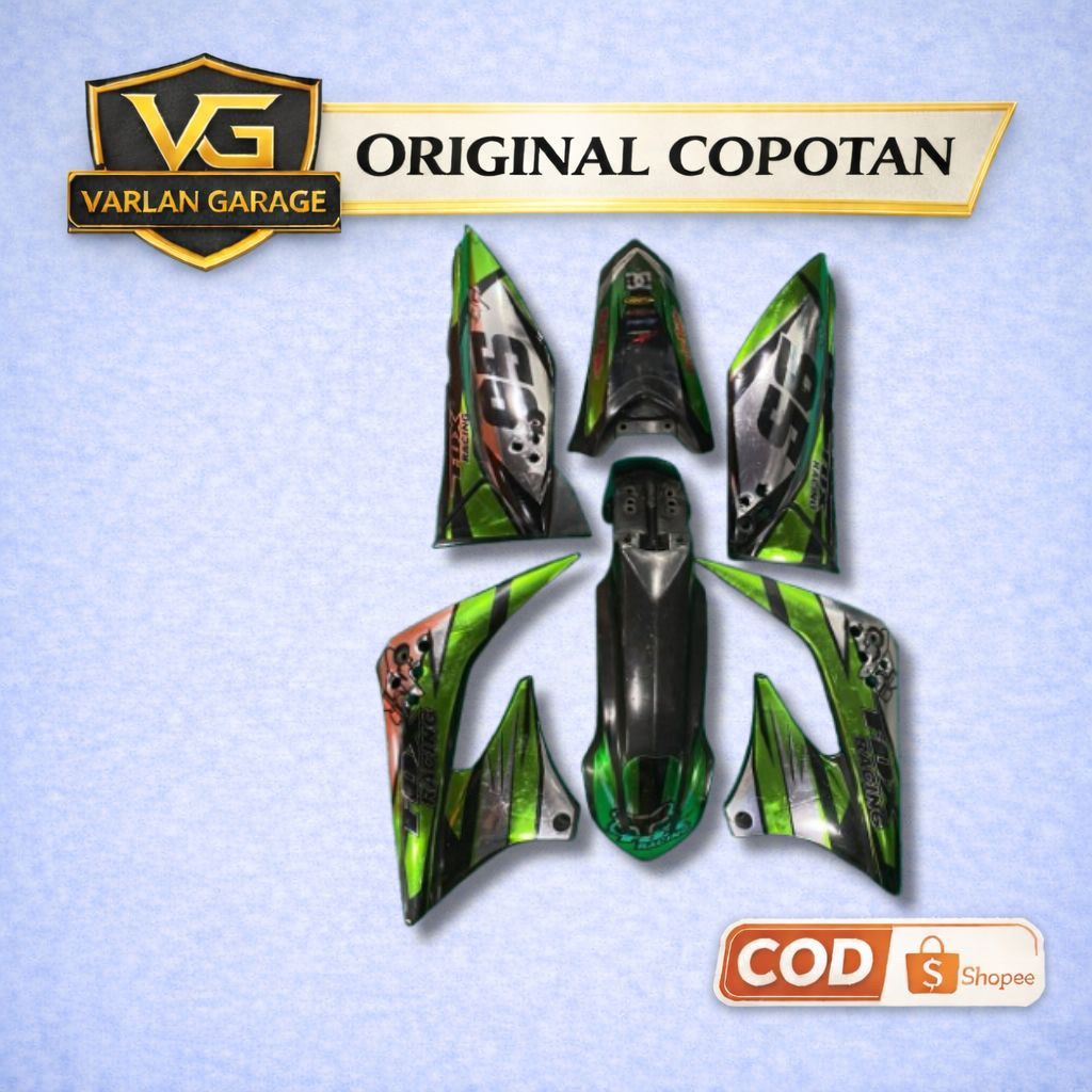 body klx150 s original copotan motor -Cover body klx150s copotan motor