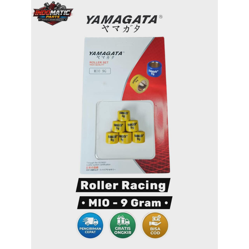 Roller Mio Sporty Smile Soul J GT X Ride Fino Nouvo 110 115 Karbu Yamagata 9gram