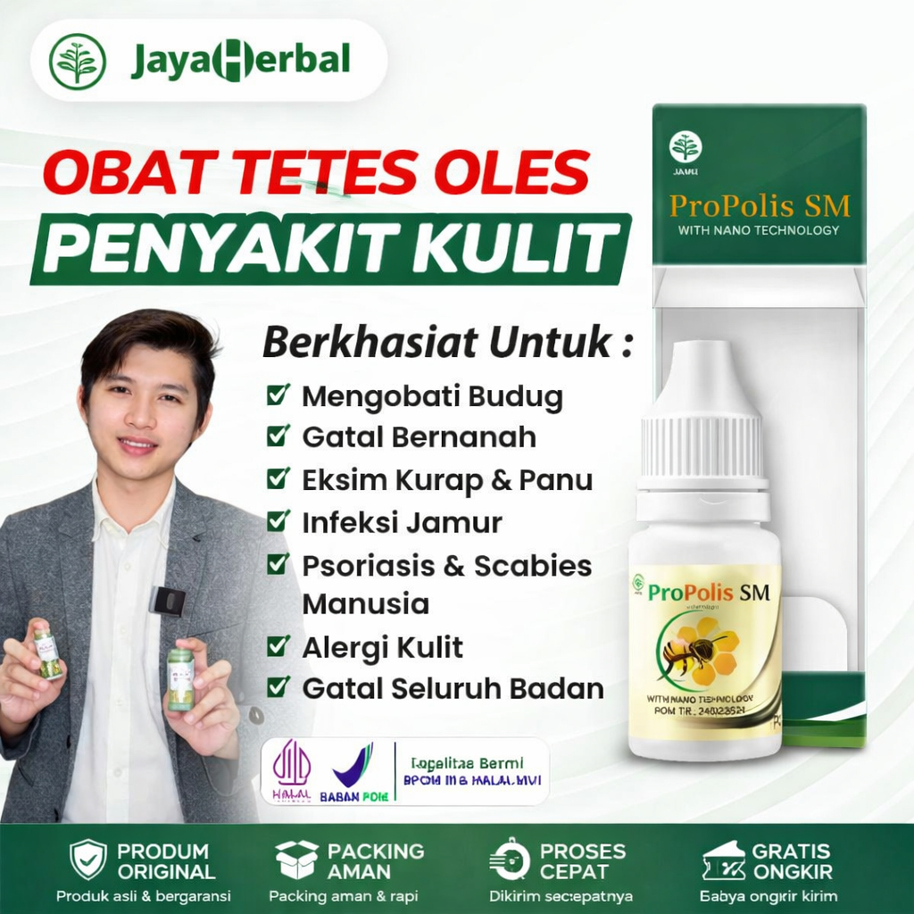 Obat Budug Kulit Gatal Bernanah Scabies Manusia Eksim Kurap Kudis Buduk Santri Herpes Psoriasis PALI