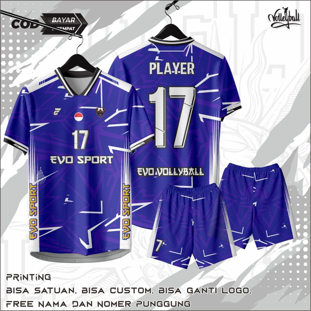 jersey voli baju voli jersey volly baju volly jersey voli wanita jersey voli pria gratis nama nomor 