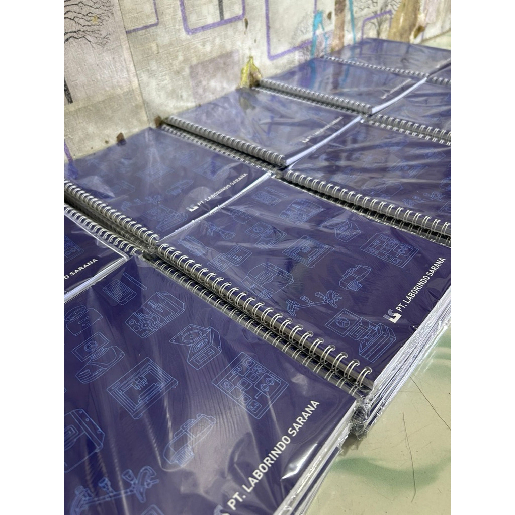 Buku agenda custom Hard Cover Spiral
