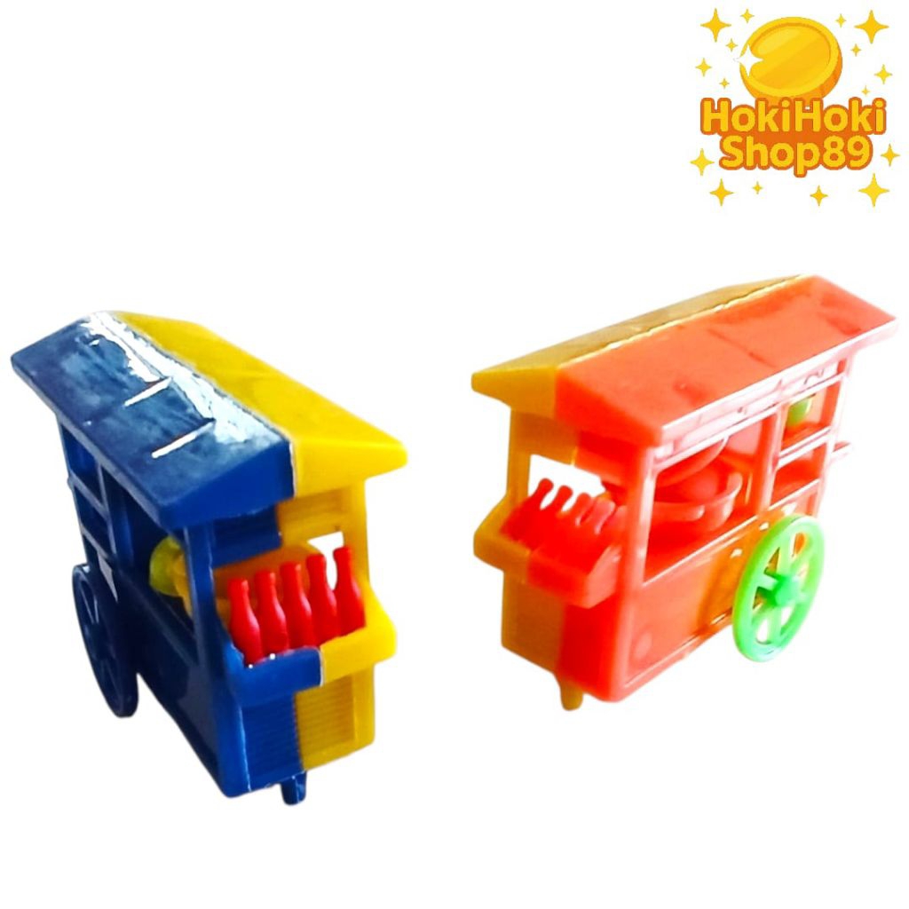 Mainan Gerobak Bakso/Mainan Miniatur/Mainan Anak