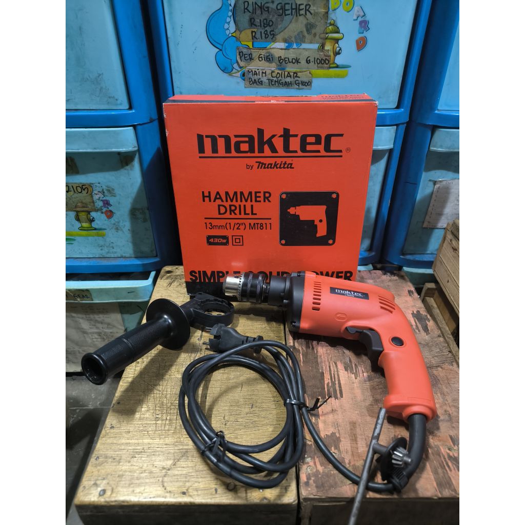 MAKTEC MESIN BOR MT 811 13mm MT811 Hammer Drill