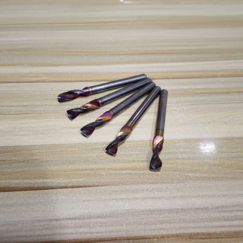 drill Carbide 3.6mm second tajam mata bor tembus baja bor 3.6 mm untuk material keras