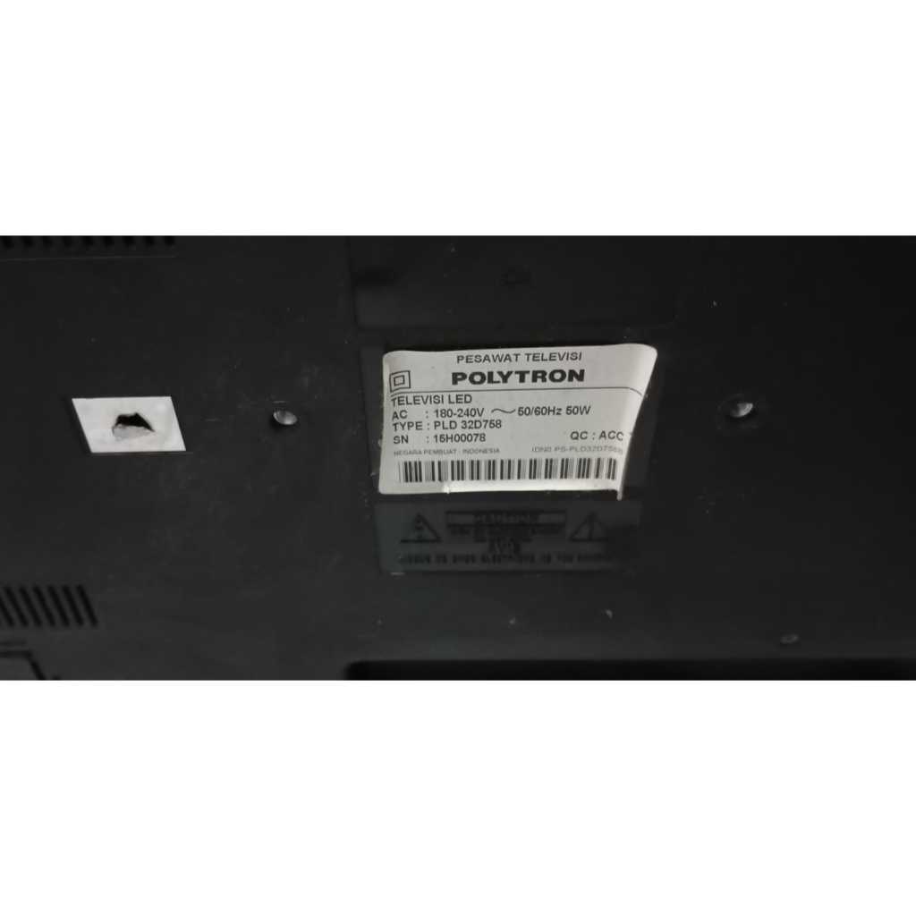 Panel TV Polytron LED 32 Inch Tipe PLD 32D758 Normal | Panel Televisi Polytron Tipe PLD 32D758