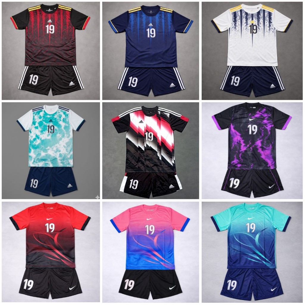Seragam Tim Sepak Bola isi 18 Pemain Setelan Tim set Timset Sepakbola isi 18 Pemain Kaos Tim Baju Ti