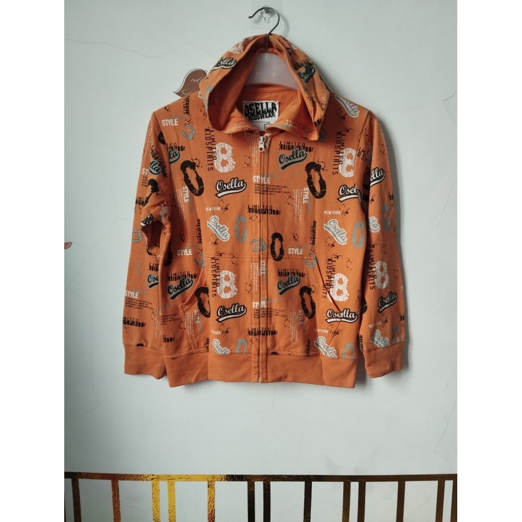 osella kids hoodie ziper anak preloved