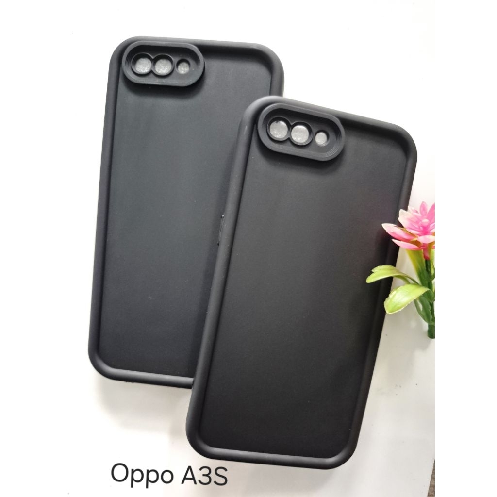 Case hp Oppo A3S Hitam