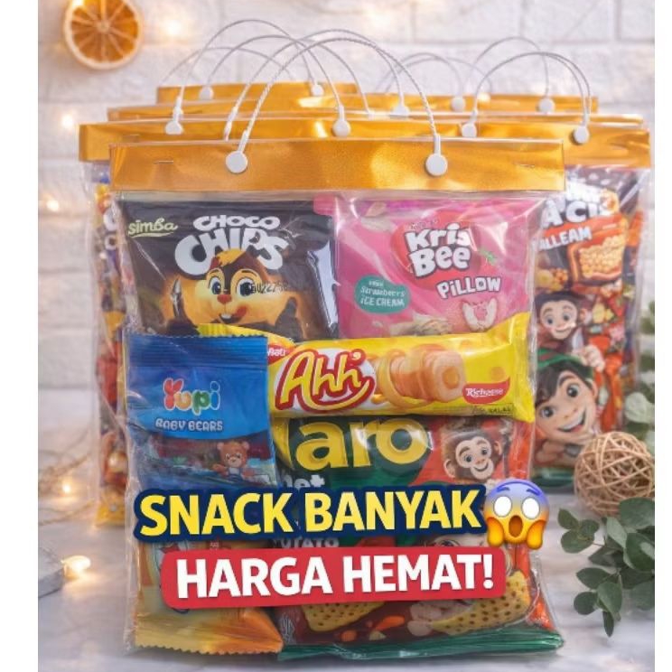 Paket Snack Ultah Anak | Hampers Jajanan Lucu & Praktis