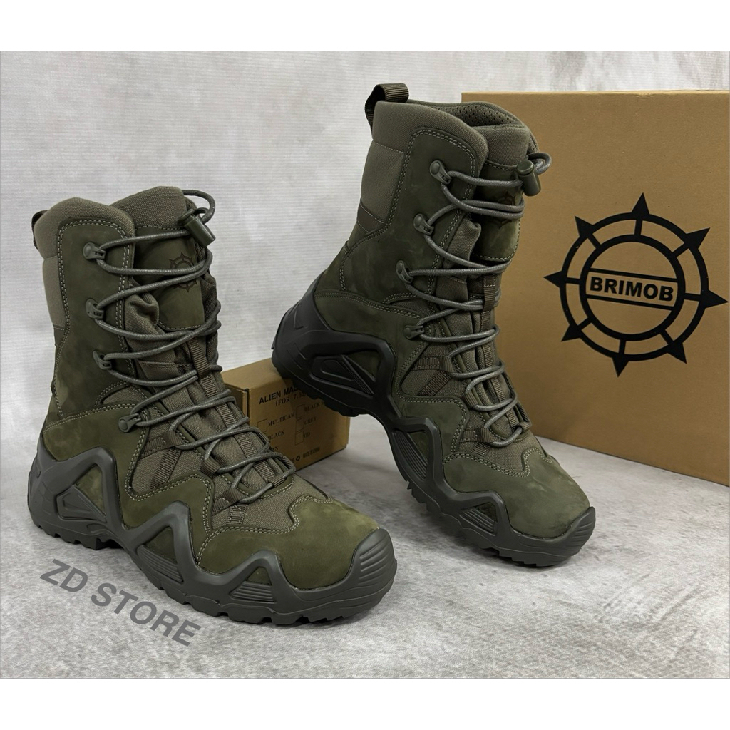 Sepatu PDL TACTICAL HIJAU BRIMOB JATAH 2025 GEN 2/Sepatu PDL HIJAU BRIMOB 2025
