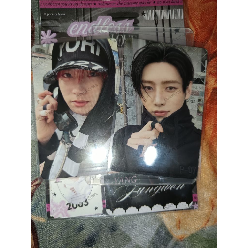 ENHYPEN PHOTOCARD OFFICIAL YZY R5 D:U