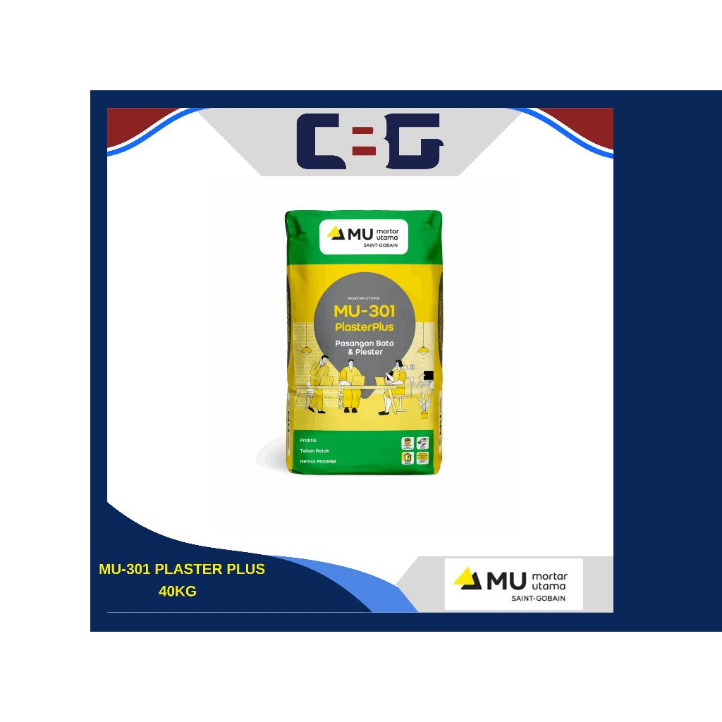 SEMEN MORTAR  MU 301 40KG (Pasang bata & plester )