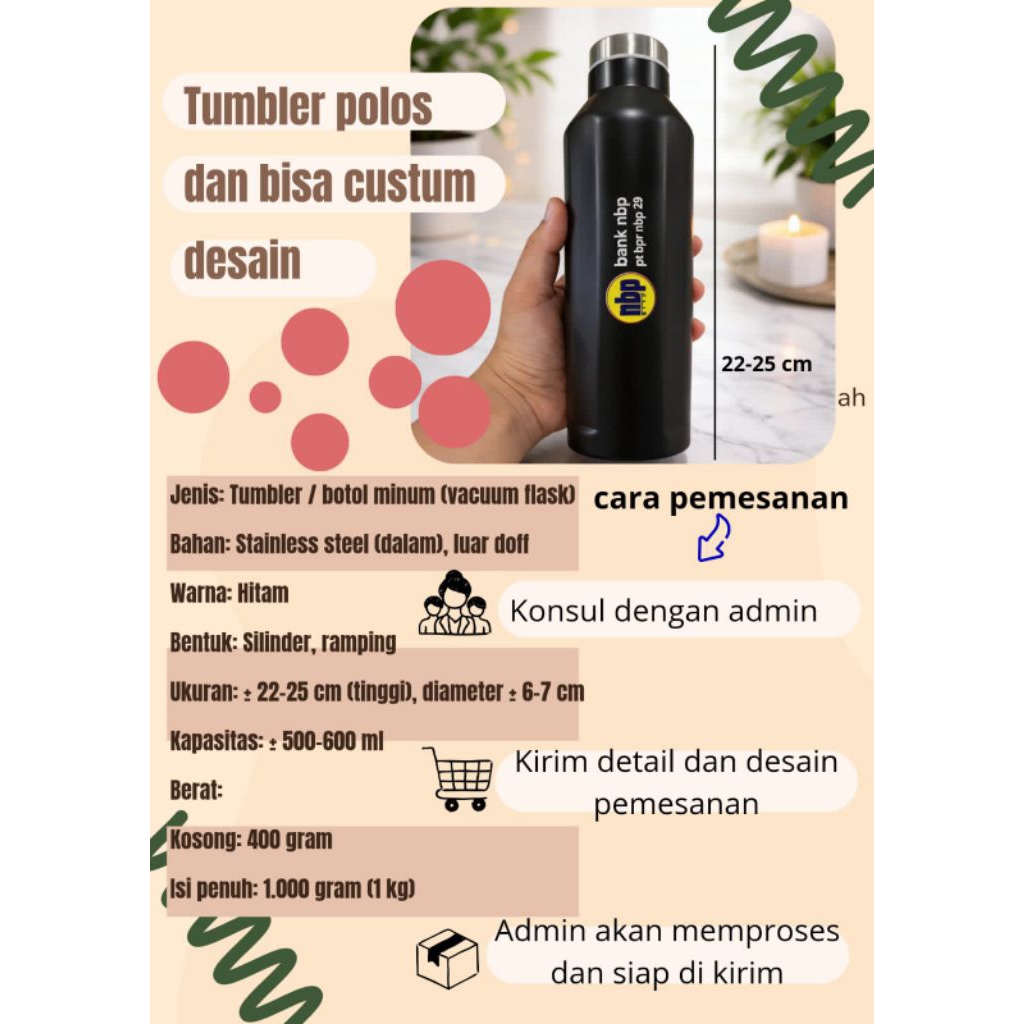 ,Tumbler Arizona,Tumbler / botol minum (vacuum flask),custom