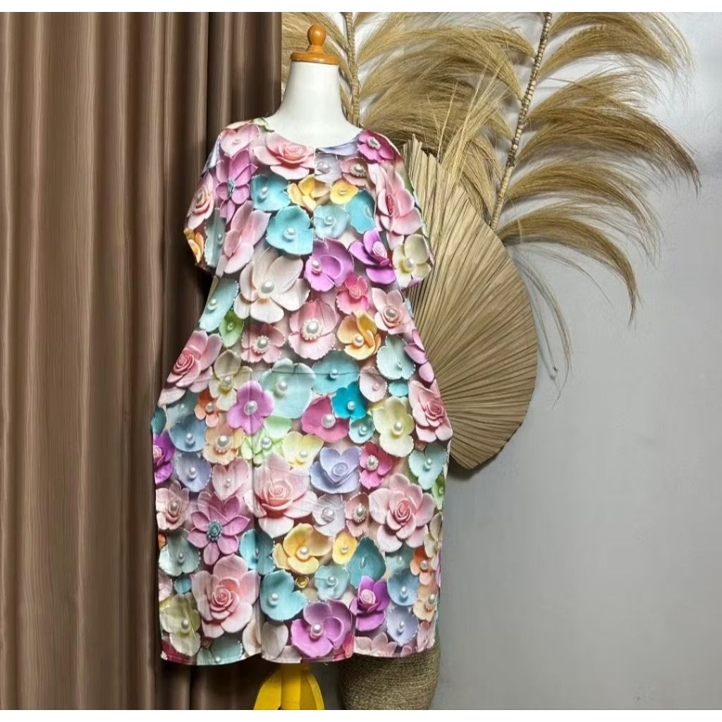 Daster Rayon Busui Jumbo Bahan Adem Motif Terbaru Kekinian