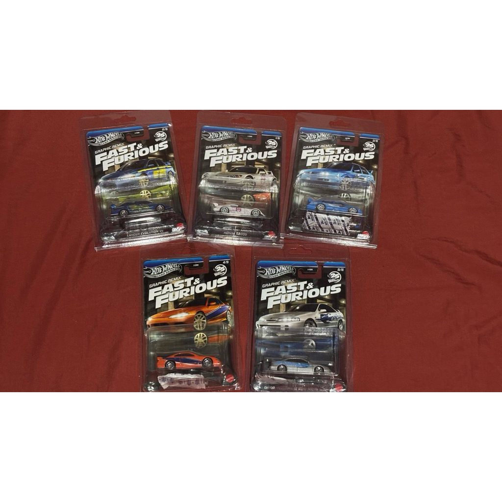 Hotwheels Graphic Remix Fast&Furious set