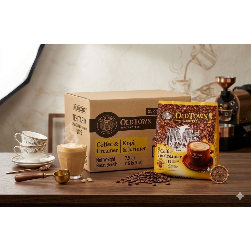 OldTown White Coffee & Creamer Original Malaysia 20 X 15Sticks x 25Gr