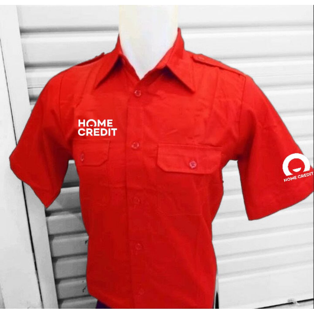 KEMEJA HOME CREDIT LENGAN PENDEK KEMEJA HOME CREDIT LENGAN PENDEK