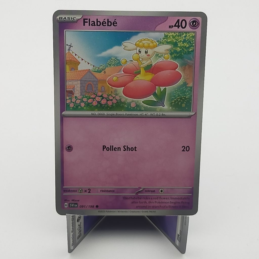 Kartu TCG Pokemon EN Original Flabebe SVI 091/198
