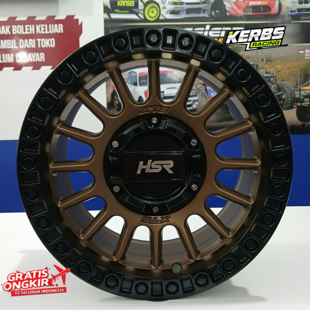Velg mobil hsr model offroad ring 14 pcd 9x114,3 buat avanza new carry granmax dll pelek ring 14