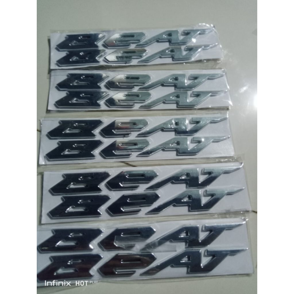 emblem Beat nwe delux 2020,2021,2022 set kanan kiri