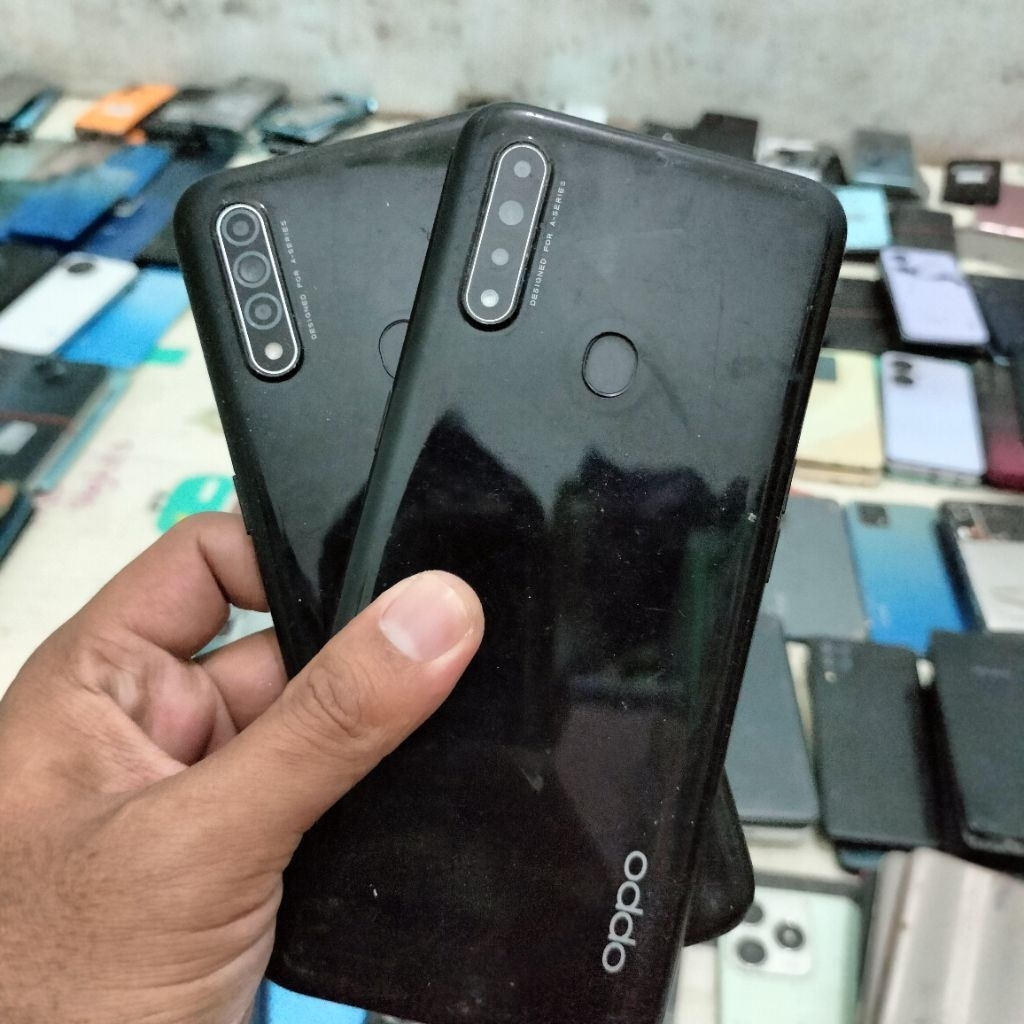 Jual Unit Oppo A31 Mesin Normal, lcd minus, fisik seadanya