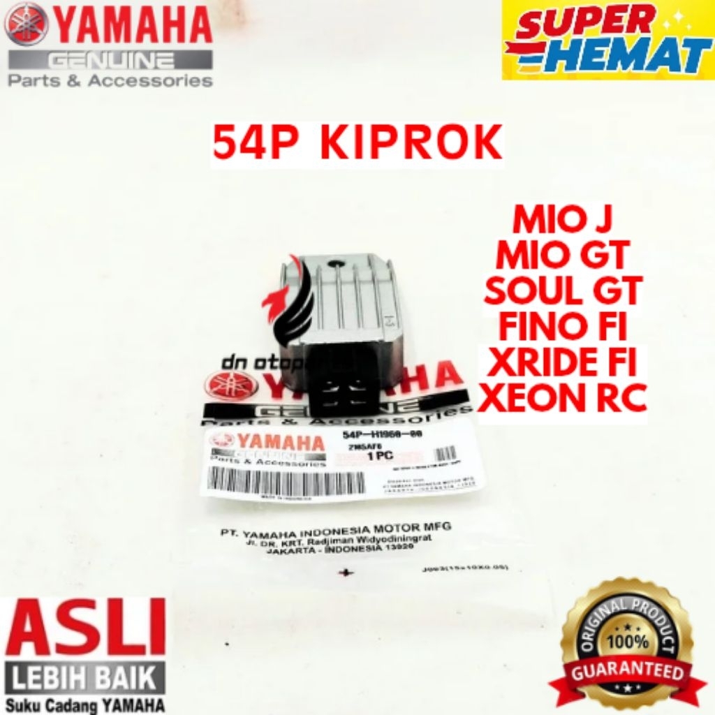 KIPROK ORIGINAL YAMAHA KODE 54P, KIPROK MIO J, KIPROK MIO GT, KIPROK SOUL GT, KIPROK FINO FI, KIPROK