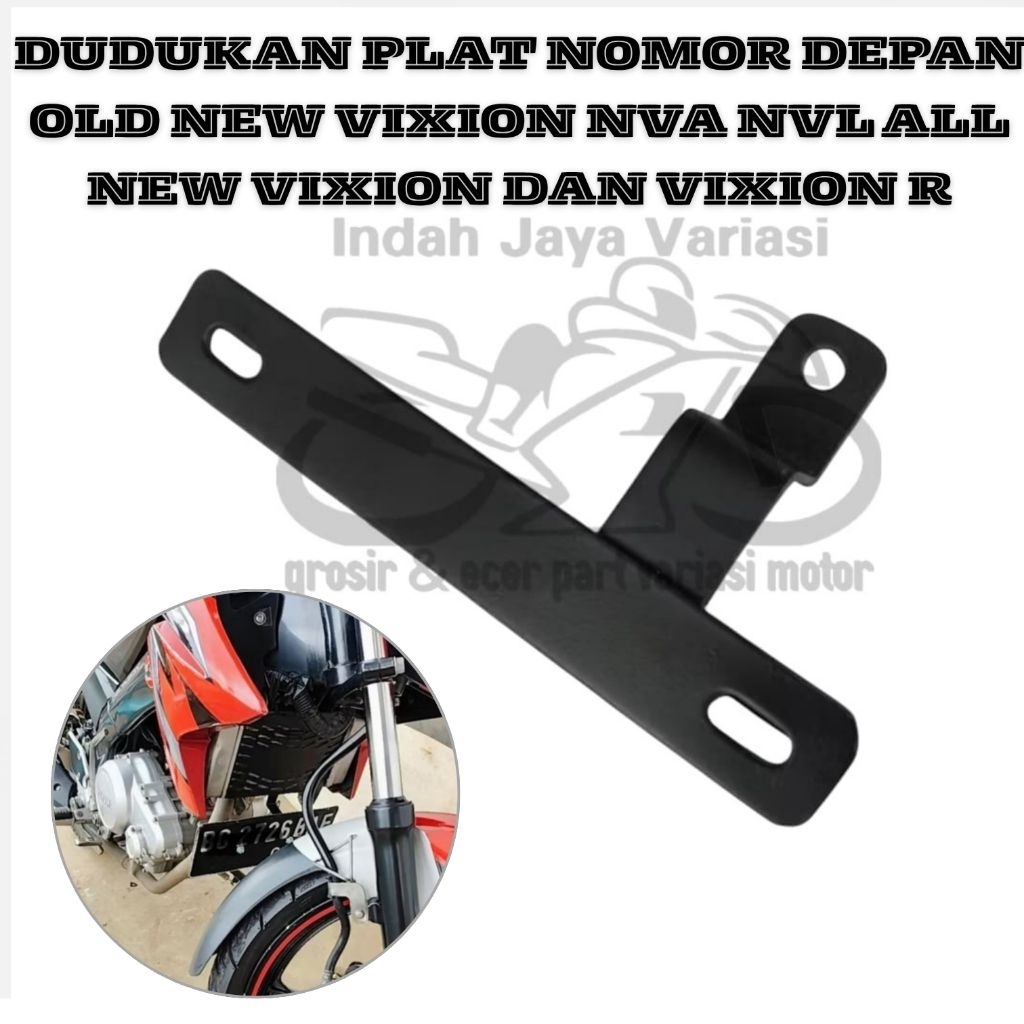Breket Dudukan Plat Nomor Depan Vixion Old New Nva Nvl All New Vixion R Bawah Radiator