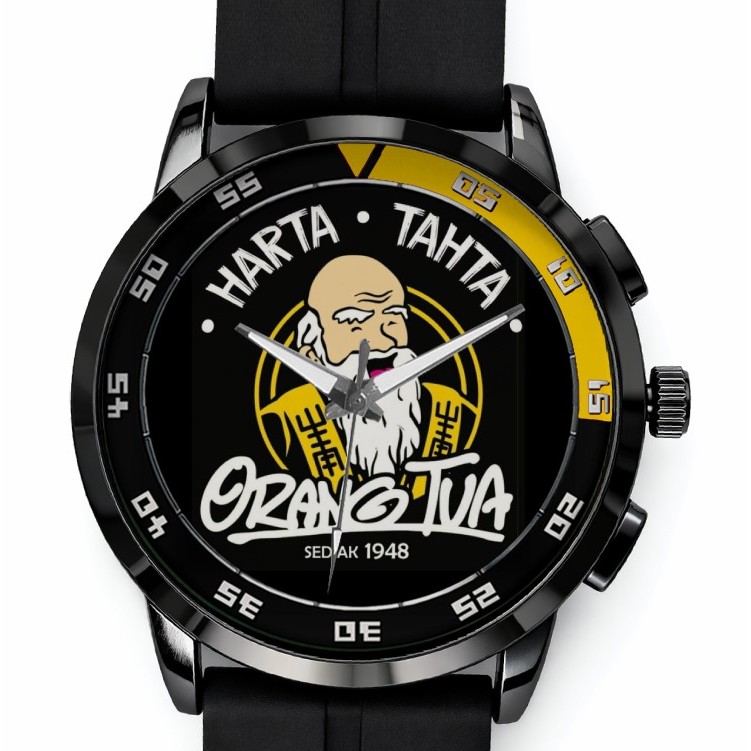 Jam Tangan Pria Orang Tua Custom keren