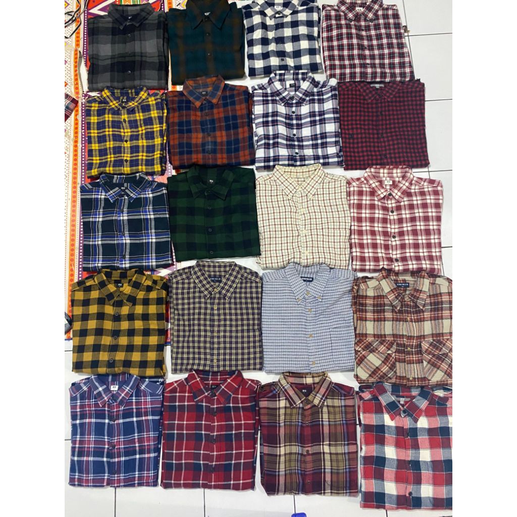 flanel uniqlo original