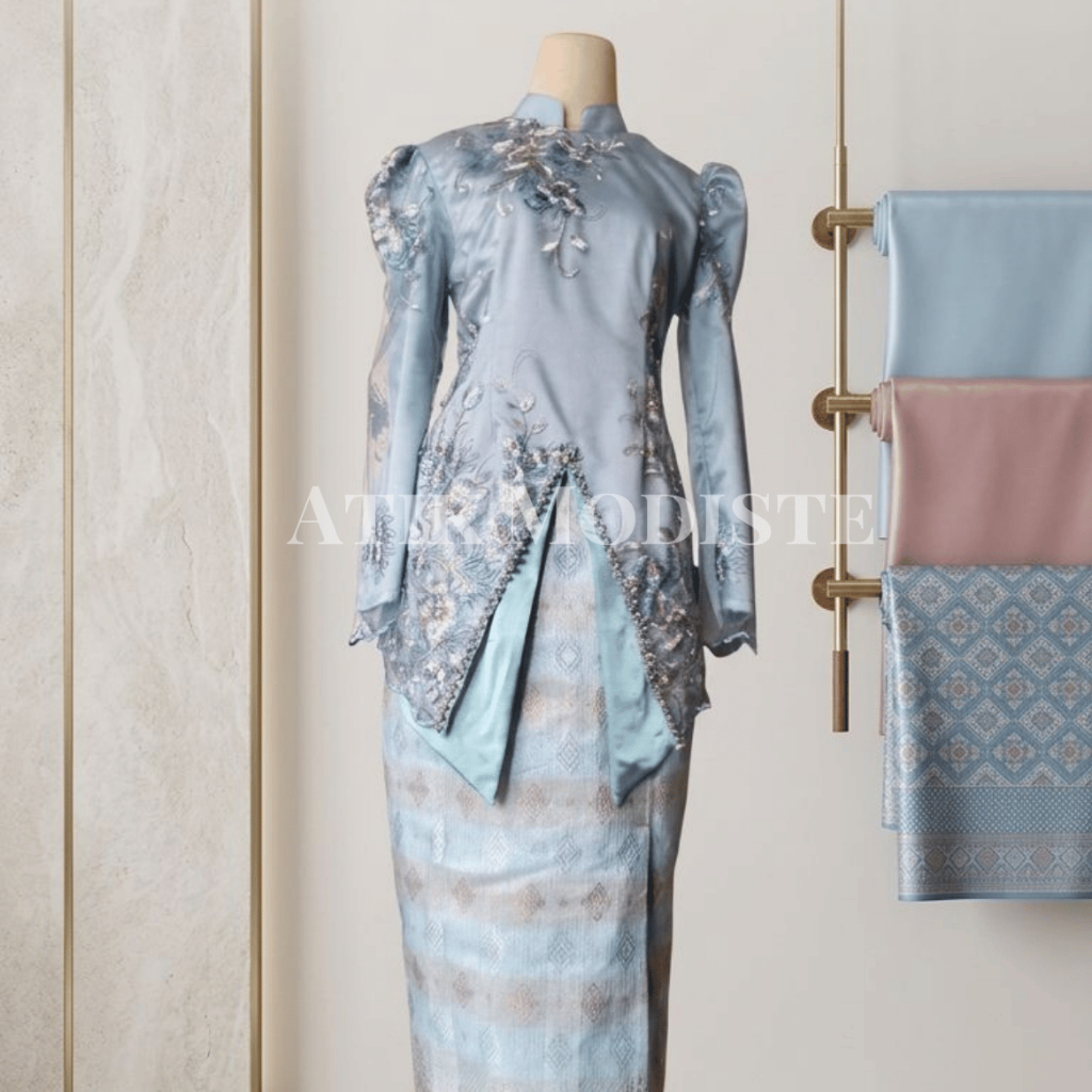 Setelan Kebaya Wanita Songket Bordir