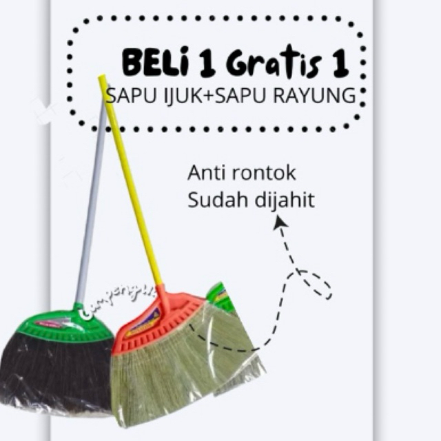 PAKET SAPU(SAPU IJUK+SAPU RAYUNG)