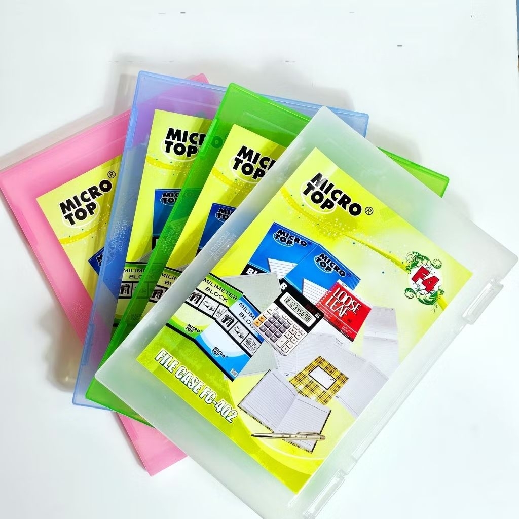 BOS/box FILE CASE F4/ HARD CASE DOKUMEN/ MAP CASE/ KERTAS/OFFICE/ SEKOLAH