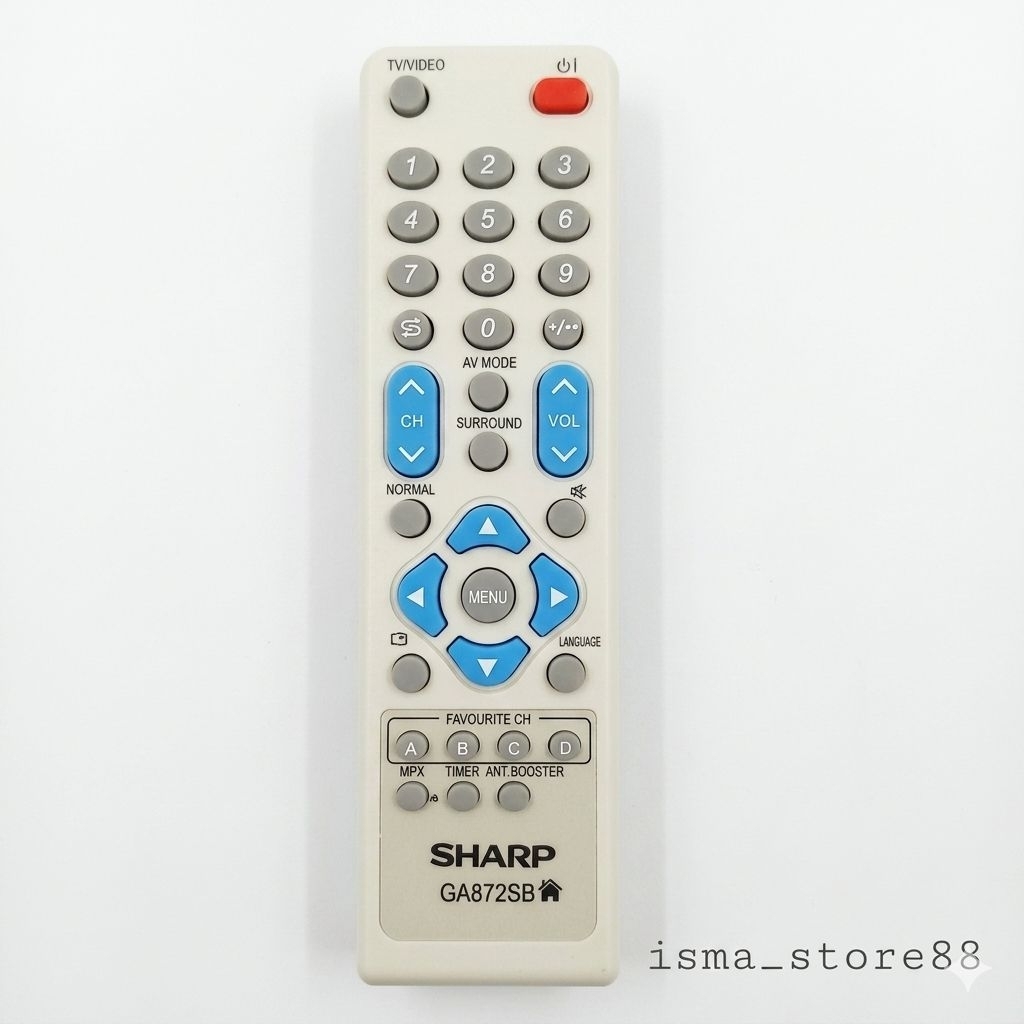 REMOTE REMOT TV SHARP ALEXANDER SLIM ALEXADER TABUNG GA872SB