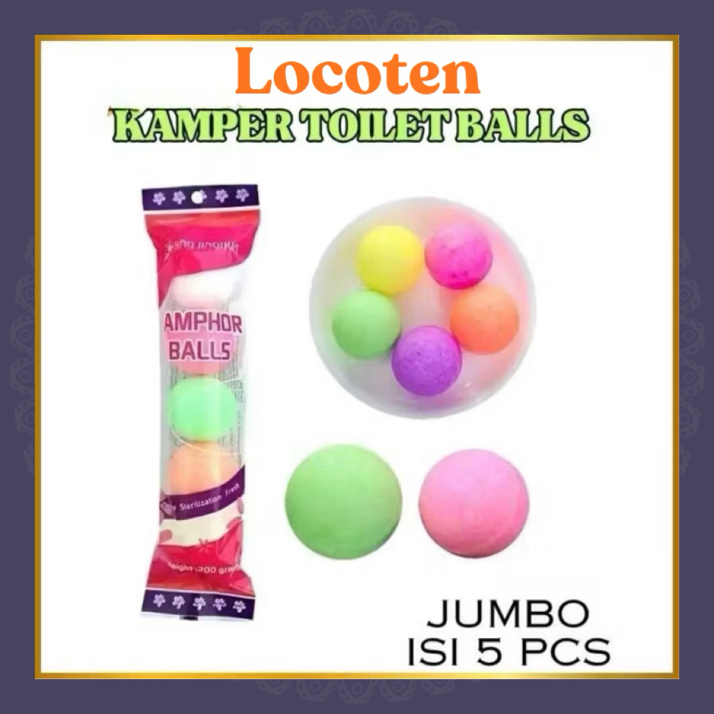 Kamper toilet ball anti bau ball besar jumbo anti serangga pewangi toilet