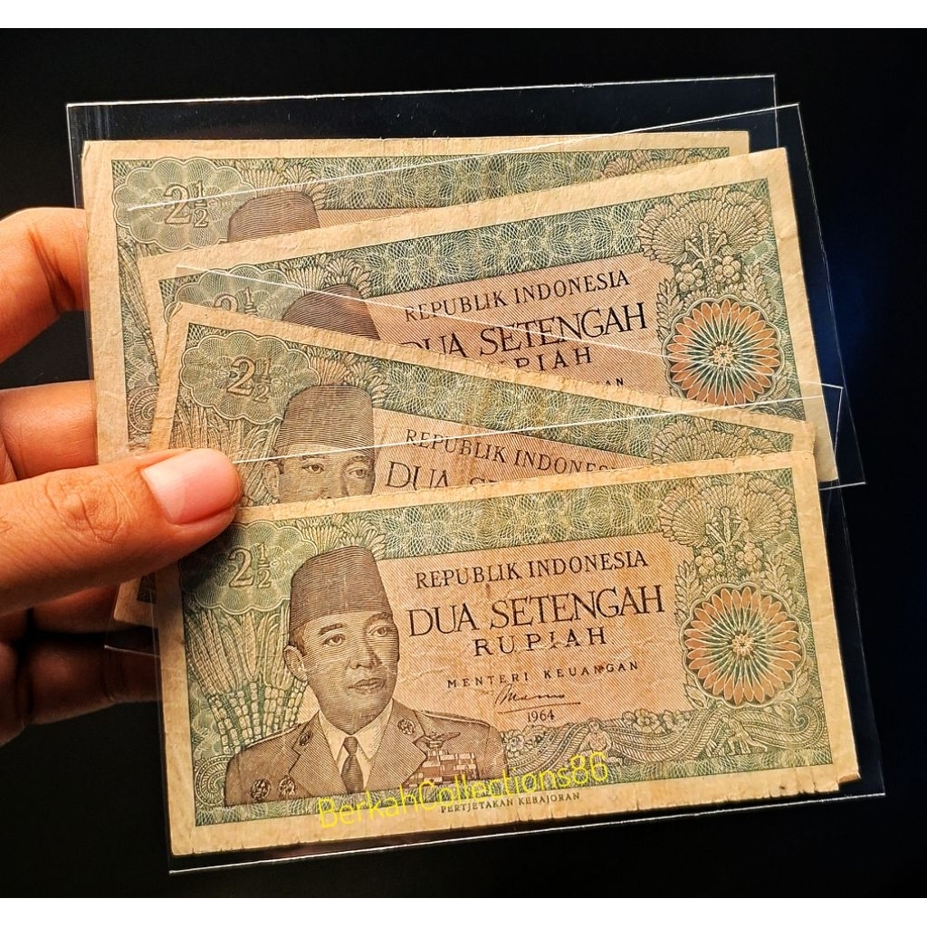 2 setengah rupiah seri sukarno tahun 1964