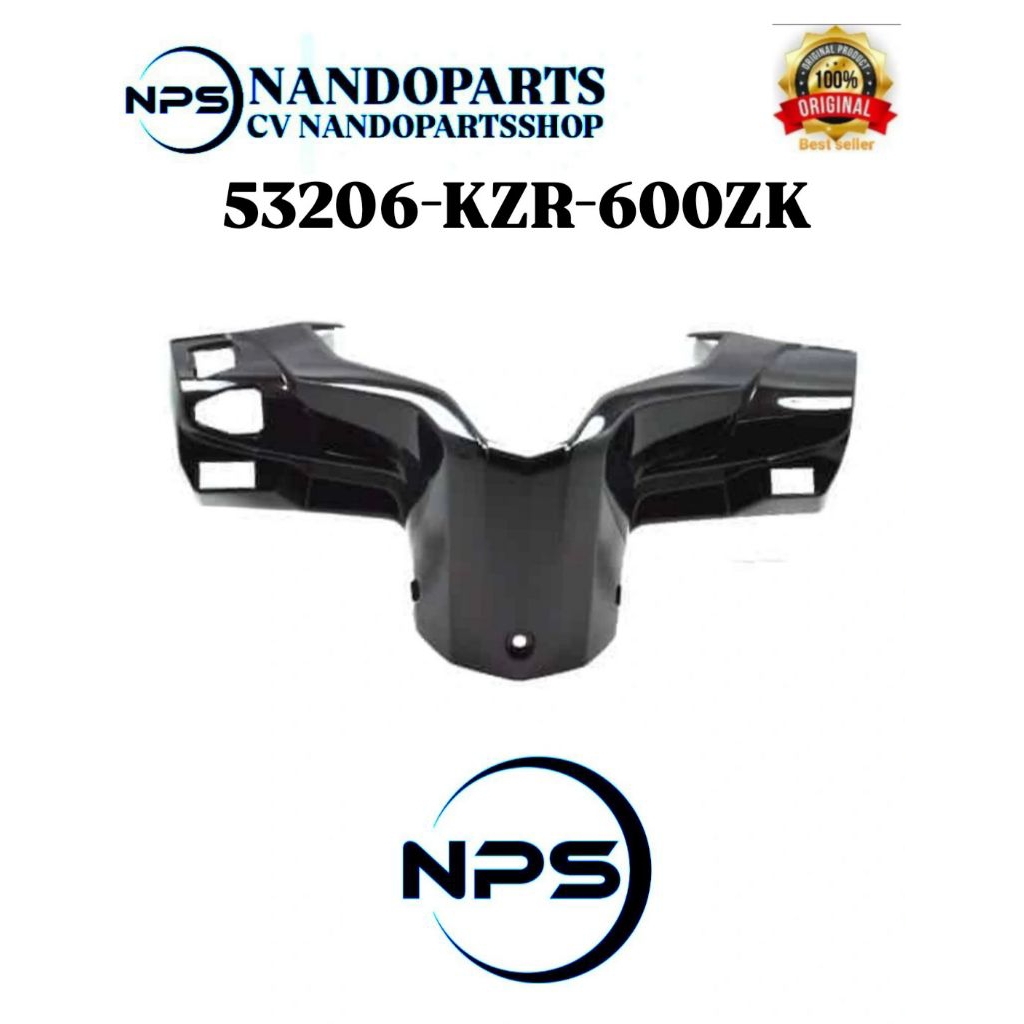 Cover Batok Kepala Belakang Honda Vario 125 Techno FI / KZR Original AHM (53206KZR600ZK)