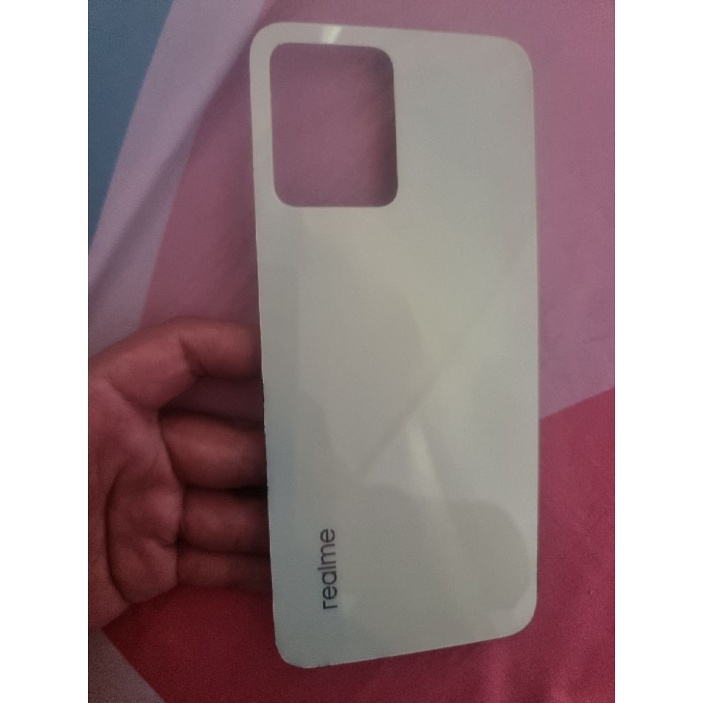 tutup backdoor realme c35 ori copotan hp mulus