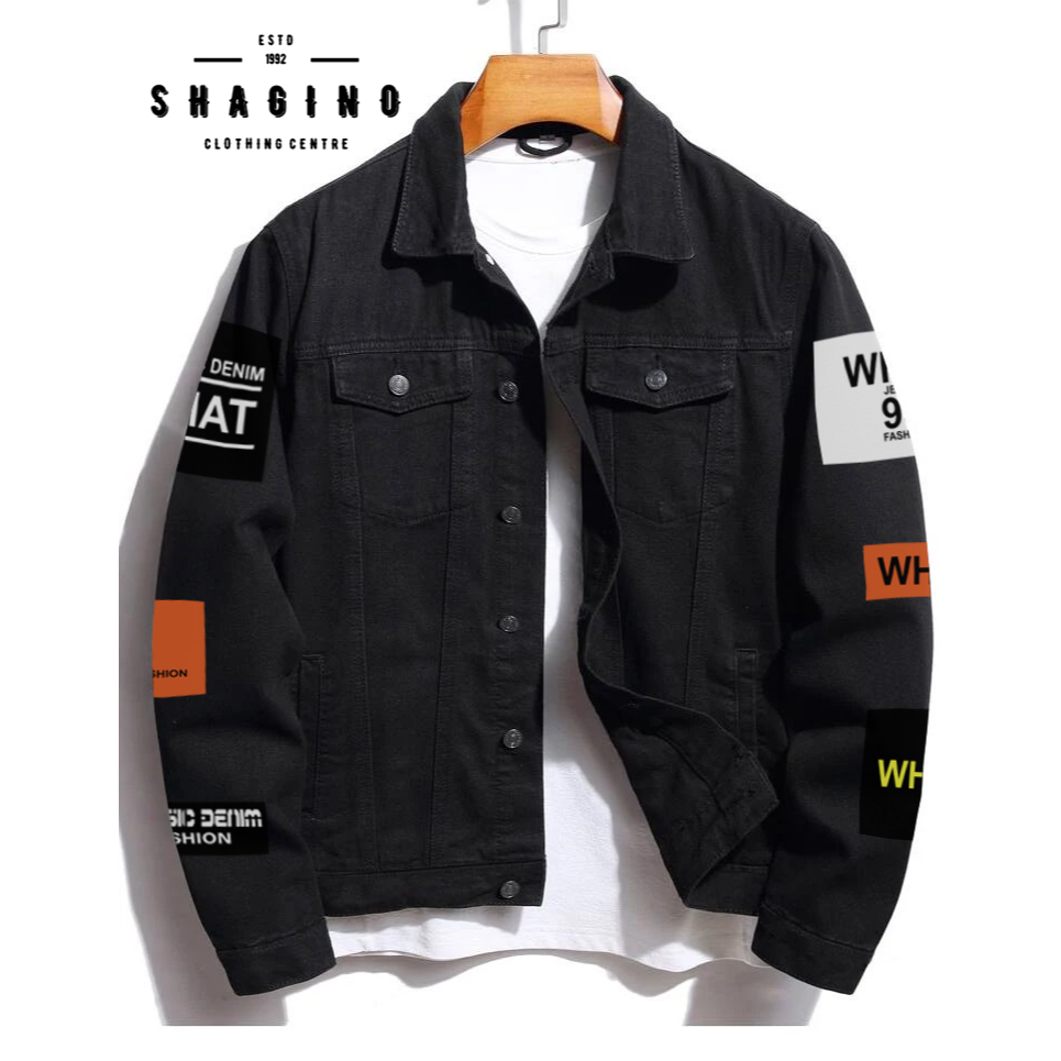 Shagin0 | Jaket Jeans Terbaru / Jaket Pria / Jaket Pria Keren / Jaket Jeans Pria Korean Style / Jake