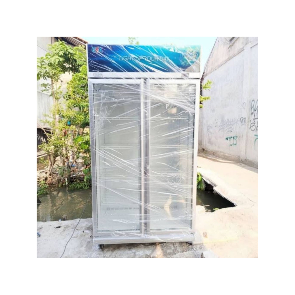 Showcase Chiller 2 Pintu GEA LIGHT UP