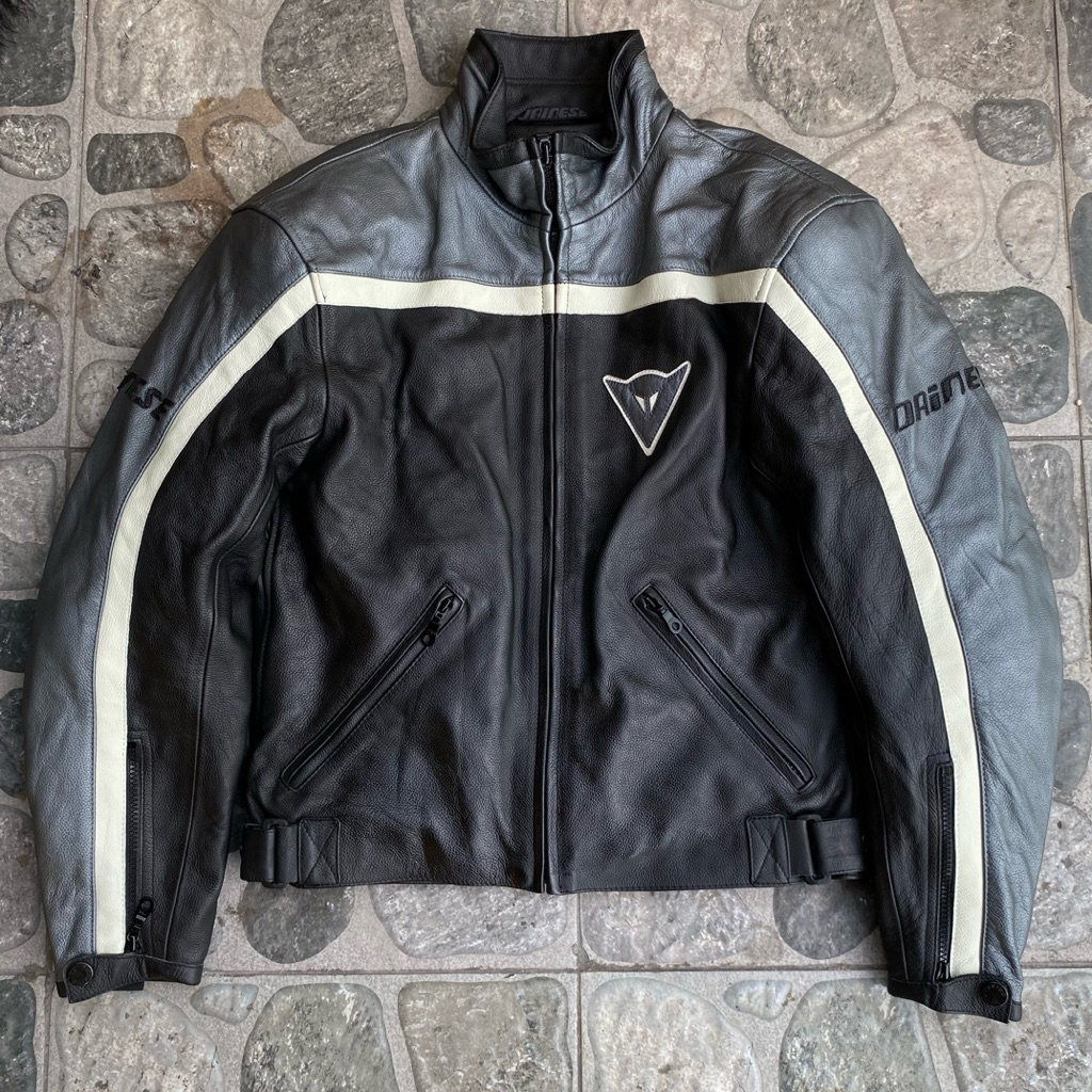 Dainese moto racing leather jacket