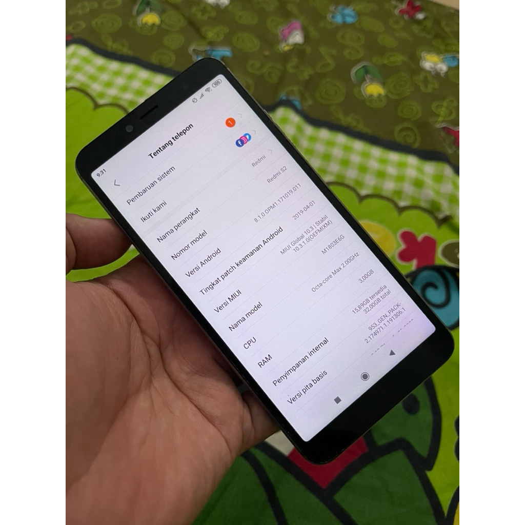 XIAOMI REDMI S2 RAM 3GB ROM 32GB