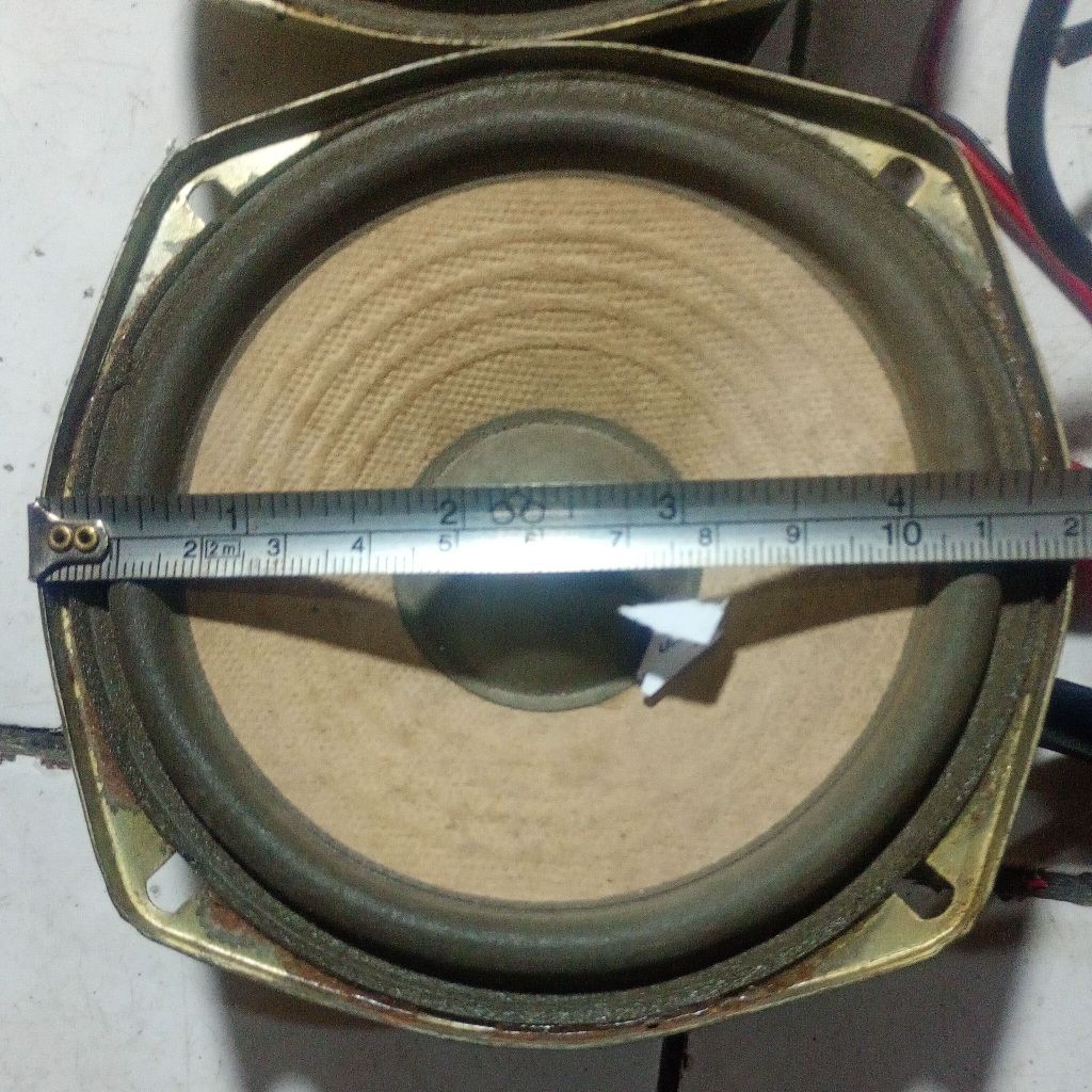 sepeker 4.75 inc (12cm) 3.2 ohm 6 wat copotan dari compo tens aman normal di jual per pasang 2biji